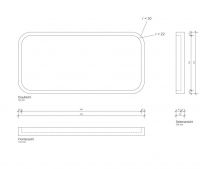 Контейнер для ванной комнаты Decor Walther Stone цвет белый матовый 09710 схема 2