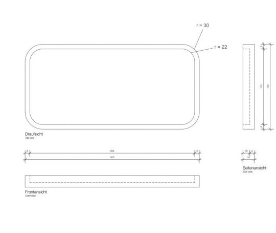 Контейнер для ванной комнаты Decor Walther Stone цвет белый матовый 09710 схема 2
