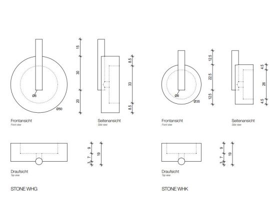 Крючок-вешалка для ванной Decor Walther Stone цвет хром 09727 схема 2 Крючок-вешалка для ванной Decor Walther Stone цвет хром 09727 схема 2