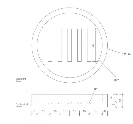 Мыльница Decor Walther Stone цвет белый 09734 схема 2 Мыльница Decor Walther Stone цвет белый 09734 схема 2