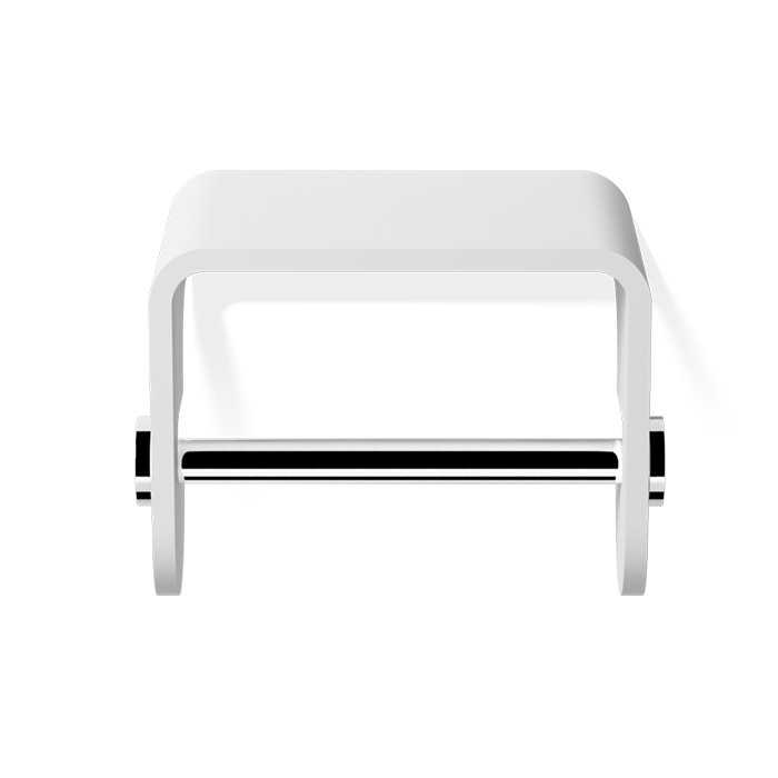 Изображение Держатель туалетной бумаги Decor Walther Stone 09745 цвет хром 10х13