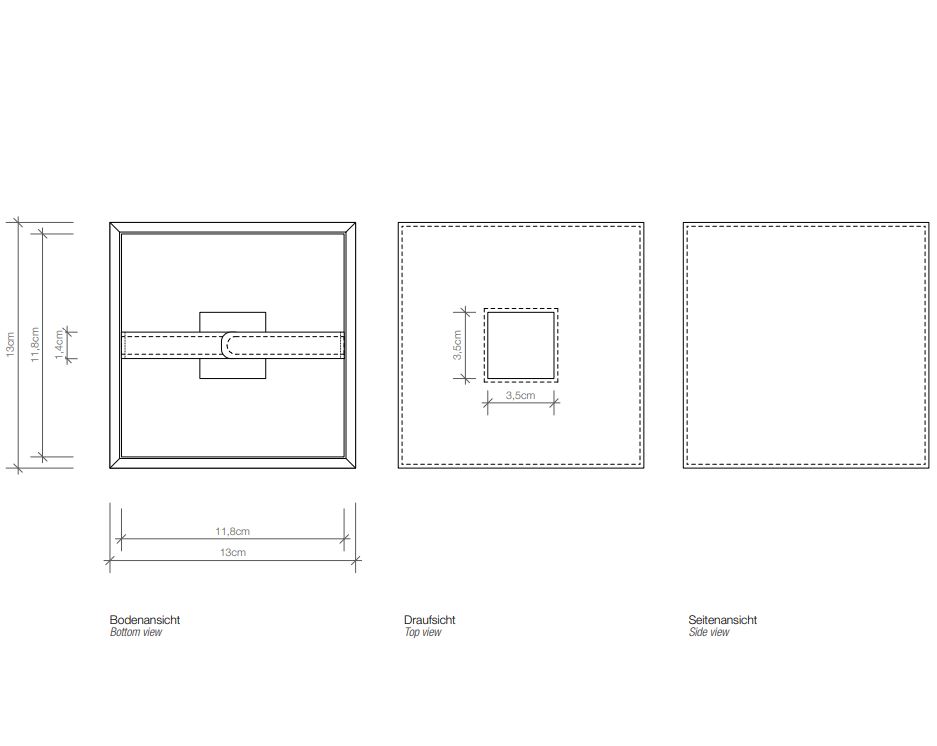 Черный диспенсер для бумажных полотенец Decor Walther Porzellan имитация кожи 08478 ФОТО