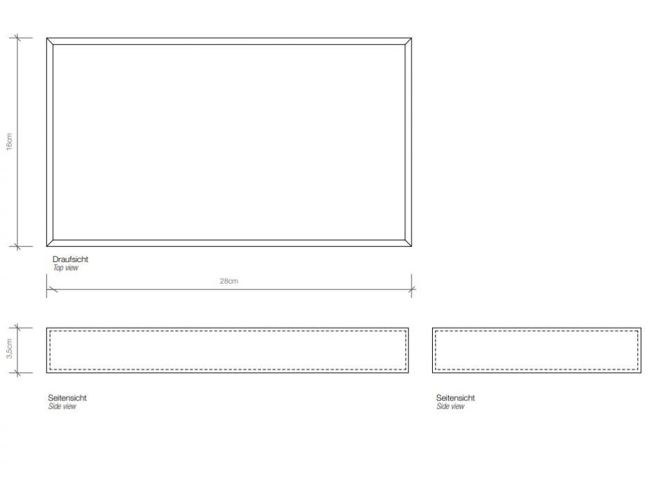 Универсальный лоток Decor Walther Brownie имитация кожи 09301 ФОТО