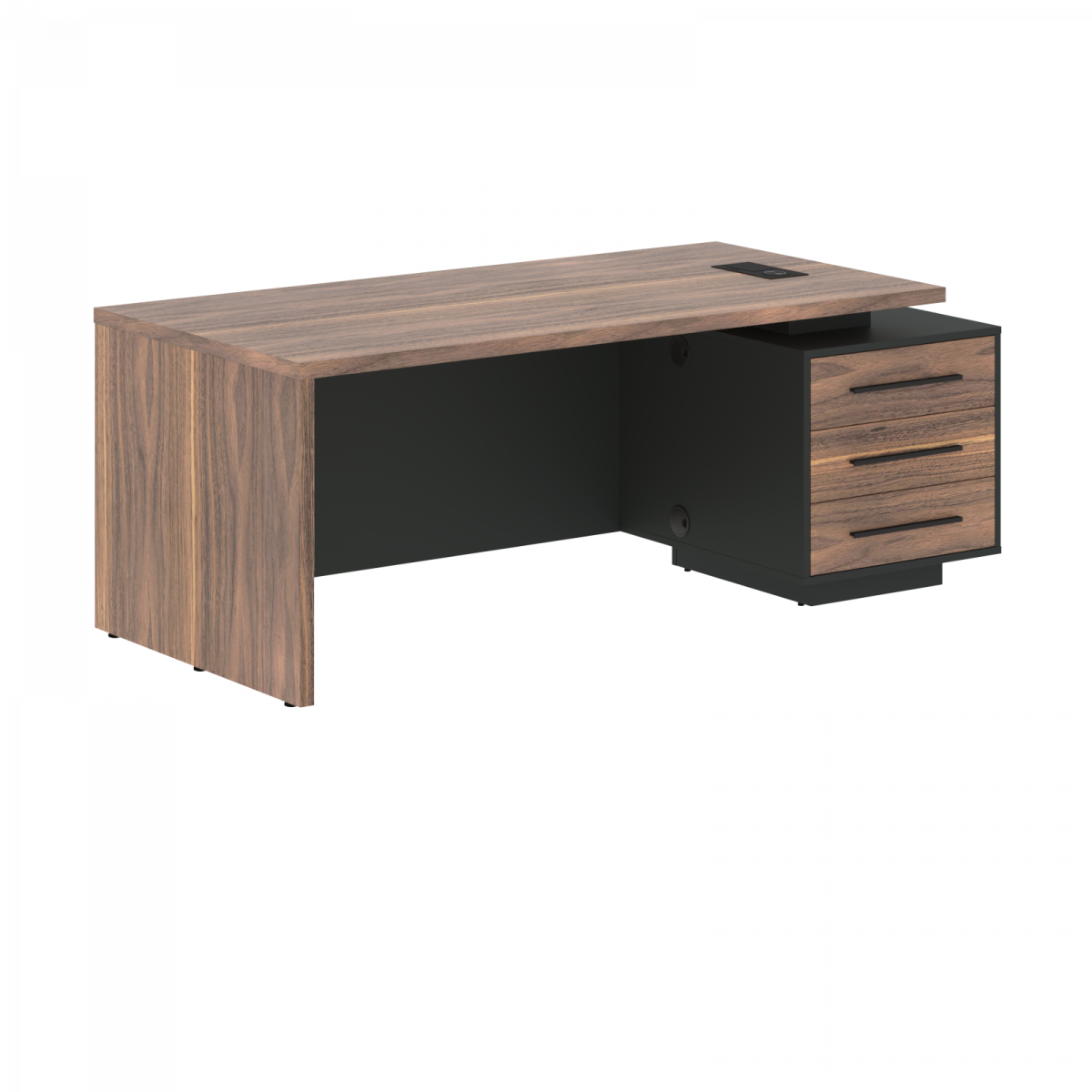 Стол руководителя с тумбой VRCT 2090(R) 2000х900х750 VE