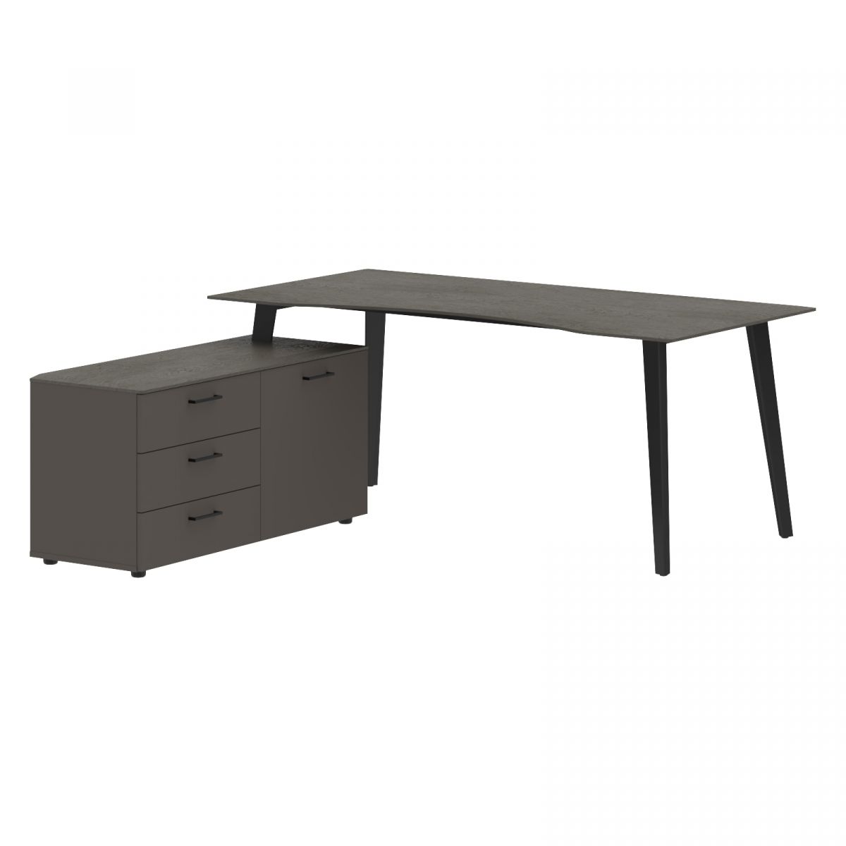 Стол руководителя с тумбой JCT 1818(L) 1800х1800х750