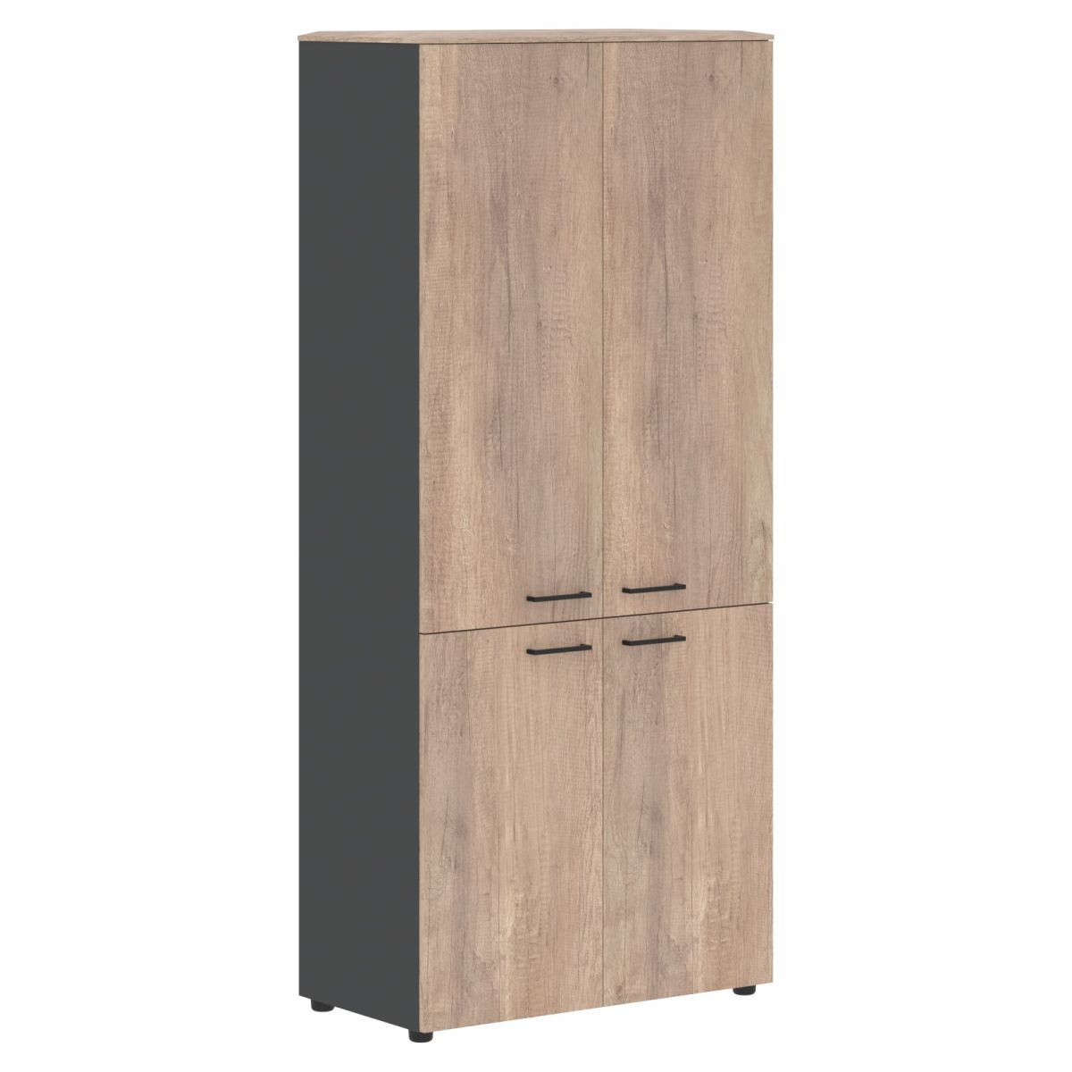 Шкаф с глухими средними и малыми дверьми и топом JHC 85.3 856х452х1949