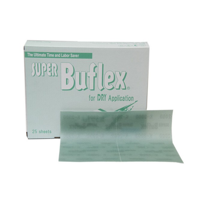 Kovax Super Buflex Dry Green Лист шлифовальный на липучке K2000, 170x130мм.