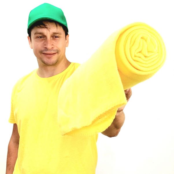 Плед Байкал желтый