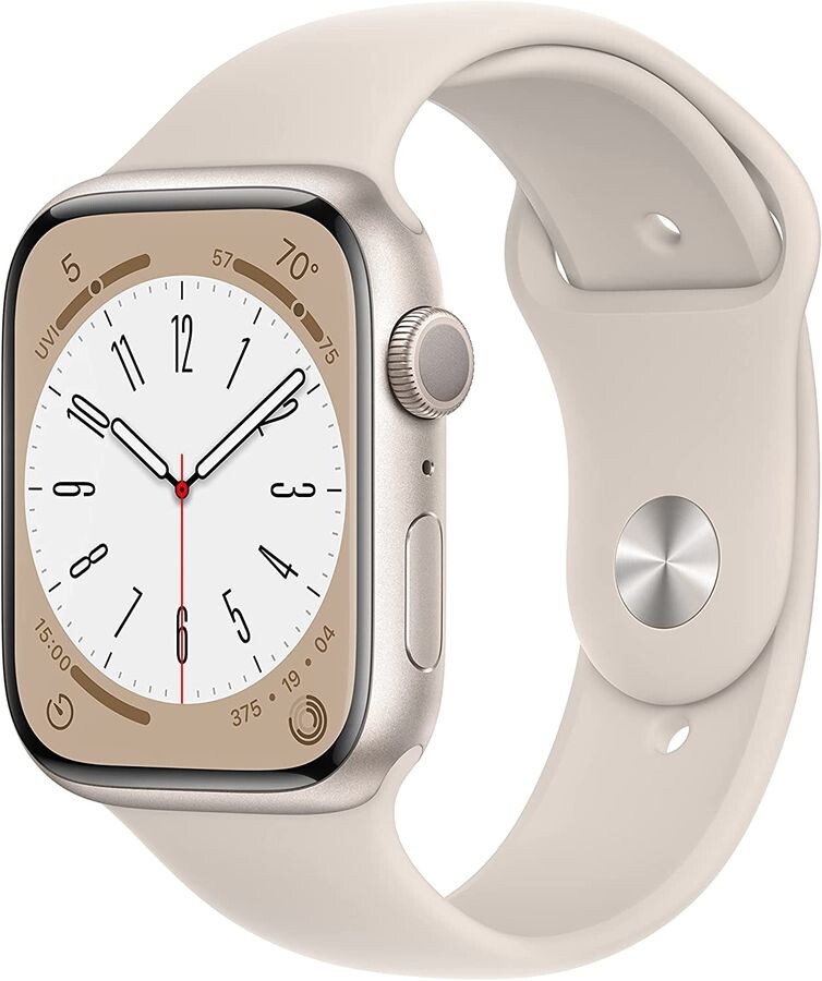 Умные часы Apple Watch Series 8 45mm Starlight (MNUQ3LL/A)
