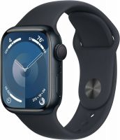 Умные часы Apple Watch Series 9 41mm Midnight Aluminum Case with Midnight Sport Band S/M (MR8W3LL/A)