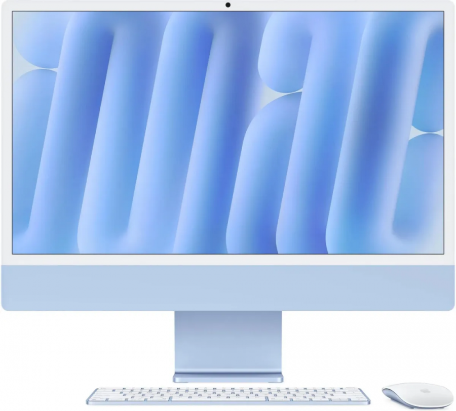 Моноблок Apple iMac 24 Blue (M4, 2024, Four ports) (MWV13)