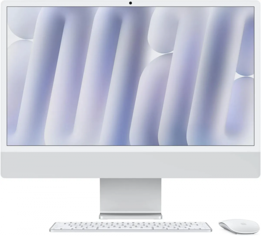 Моноблок Apple iMac 24 Silver (M4, 2024, Four ports) (MWUU3)