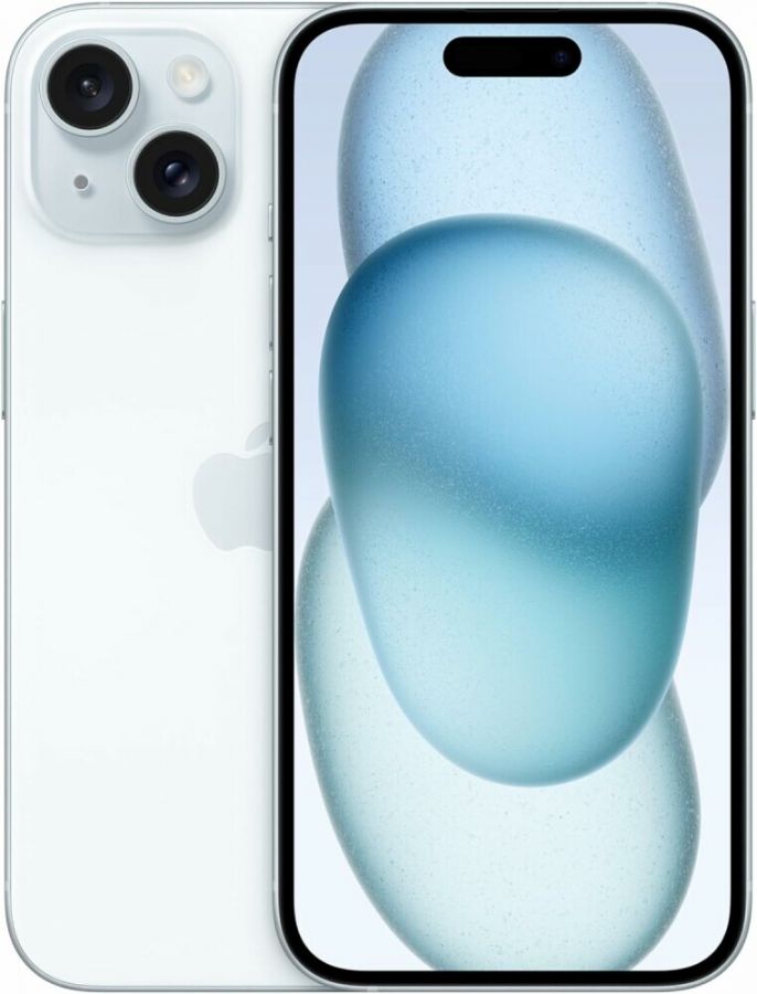 Смартфон Apple iPhone 15 128Gb Blue (MTP43AA/A)