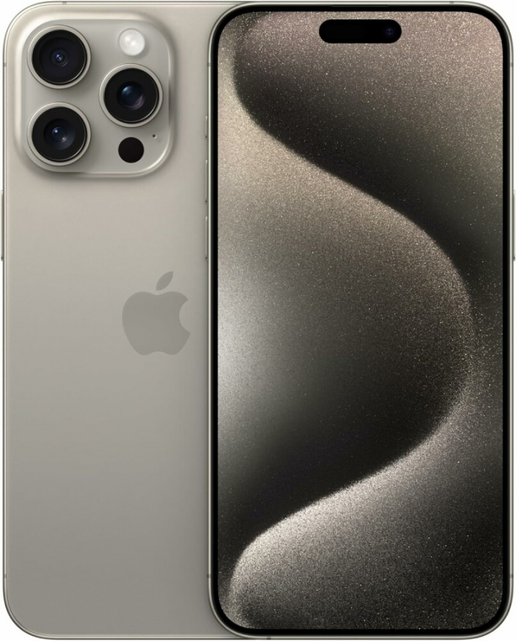 Смартфон Apple iPhone 15 Pro Max 256Gb Natural Titanium (MU6R3AH/A)