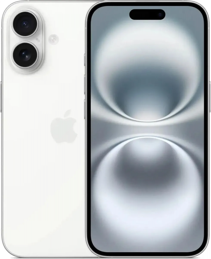 Смартфон Apple iPhone 16 128Gb White (MYE93HN/A)