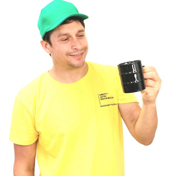 Кружка Бочка черная