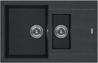 Мойка кухонная Kuchenstern PLAT 60-2 a-Granit 20720 78х50 см схема 2