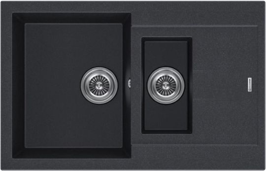 Мойка кухонная Kuchenstern PLAT 60-2 a-Granit 20720 78х50 см схема 2