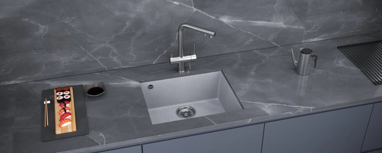 Мойка кухонная Kuchenstern SUB 60 a-Granit 20120 56х43,5 см ФОТО