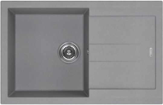 Мойка кухонная Kuchenstern PLAT 50 a-Granit 20620 78х50 см схема 4