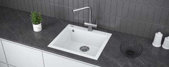 Мойка кухонная Kuchenstern OBEN 60 a-Granit 20420 56х50 см схема 3