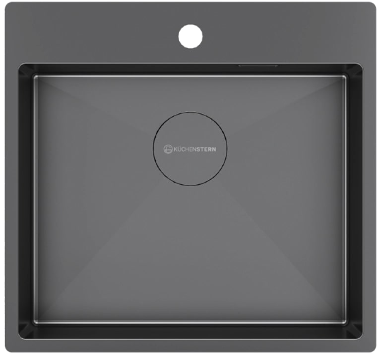 Мойка кухонная Kuchenstern WERK 60 AISI 304/R10 50750 54х51 см