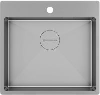 Мойка кухонная Kuchenstern WERK 60 AISI 304/R10 50750 54х51 см схема 4