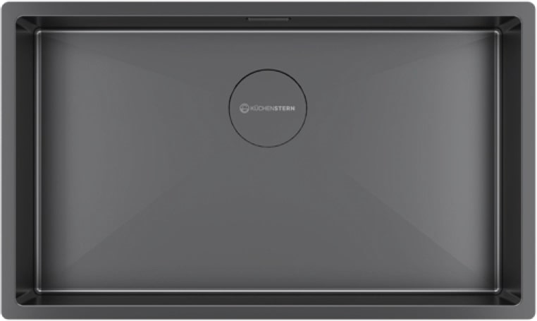 Мойка кухонная Kuchenstern KRAFT 80 AISI 304/R10 50450 74х44 см ФОТО
