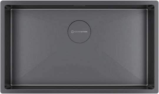 Мойка кухонная Kuchenstern KRAFT 80 AISI 304/R10 50450 74х44 см схема 2