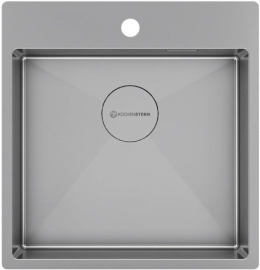Мойка кухонная Kuchenstern WERK 50 AISI 304/R10 50650 49х51 см схема 3