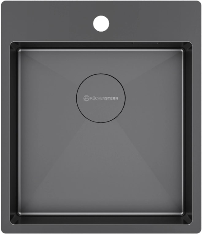 Мойка кухонная Kuchenstern WERK 45 AISI 304/R10 50550 44х51 см ФОТО