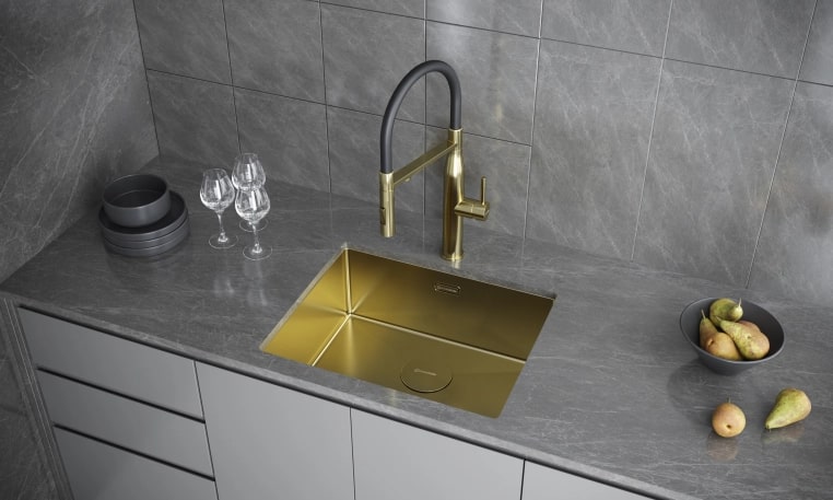 Мойка кухонная Kuchenstern KRAFT 60 AISI 304/R10 50250 54х44 см ФОТО