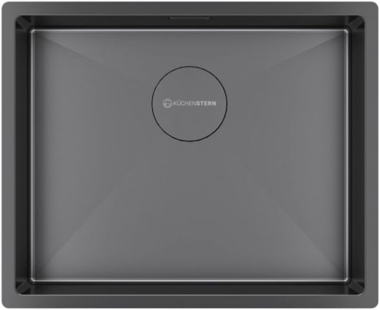 Мойка кухонная Kuchenstern KRAFT 60 AISI 304/R10 50250 54х44 см схема 3