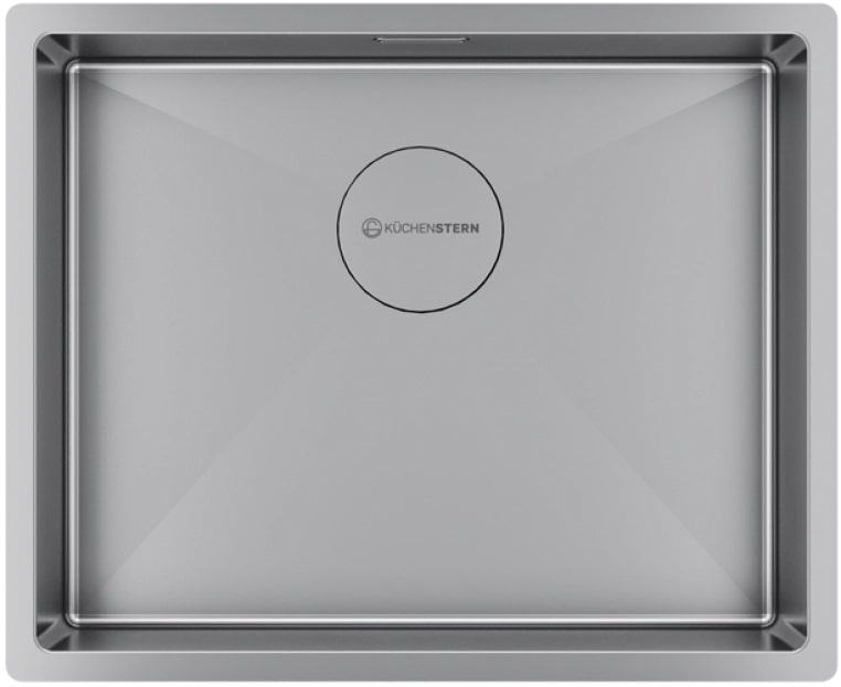 Мойка кухонная Kuchenstern KRAFT 60 AISI 304/R10 50250 54х44 см ФОТО