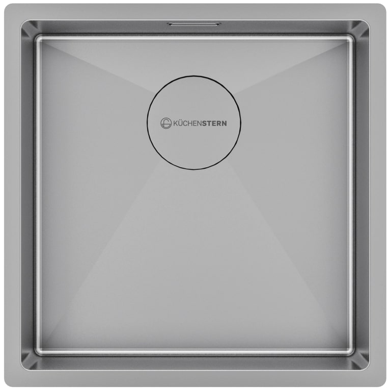 Мойка кухонная Kuchenstern KRAFT 45 AISI 304/R10 50050 44х44 см ФОТО