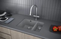 Мойка кухонная Kuchenstern UNDER 60-2 Ku-Granit 10210 55,5х46 см схема 3 Мойка кухонная Kuchenstern UNDER 60-2 Ku-Granit 10210 55,5х46 см схема 3