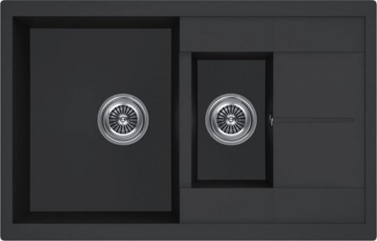 Мойка кухонная Kuchenstern FLUG 60-2 Ku-Granit 11010 78х50 см схема 6 Мойка кухонная Kuchenstern FLUG 60-2 Ku-Granit 11010 78х50 см схема 6