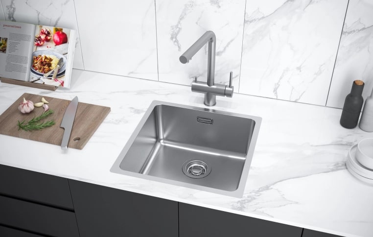 Мойка кухонная Kuchenstern MULTI 45 AISI 304/R25 551SS50 44х44 см ФОТО