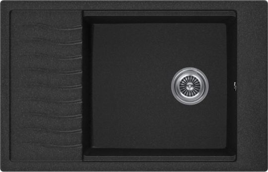 Мойка кухонная Kuchenstern BRETT 60 Ku-Granit 11110 78х50 см схема 1