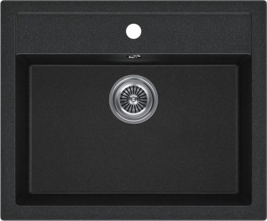 Мойка кухонная Kuchenstern TOP 60 Ku-Granit 10610 56х50,5 см схема 2