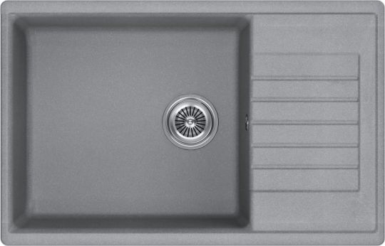 Мойка кухонная Kuchenstern FLUG 60  Ku-Granit 10910 78х50 см схема 6