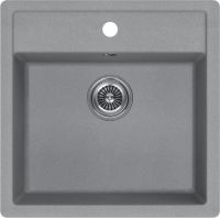 Мойка кухонная Kuchenstern TOP 50 Ku-Granit 10510 51,5х51 см схема 3