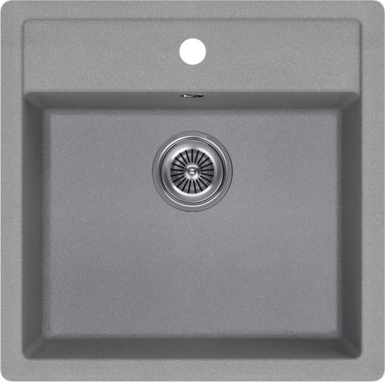 Мойка кухонная Kuchenstern TOP 50 Ku-Granit 10510 51,5х51 см схема 3
