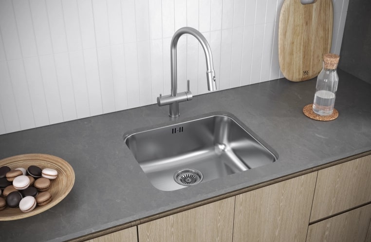 Мойка кухонная Kuchenstern RUND 50 AISI 304/R65 651SS60 49,5х44,5 см ФОТО