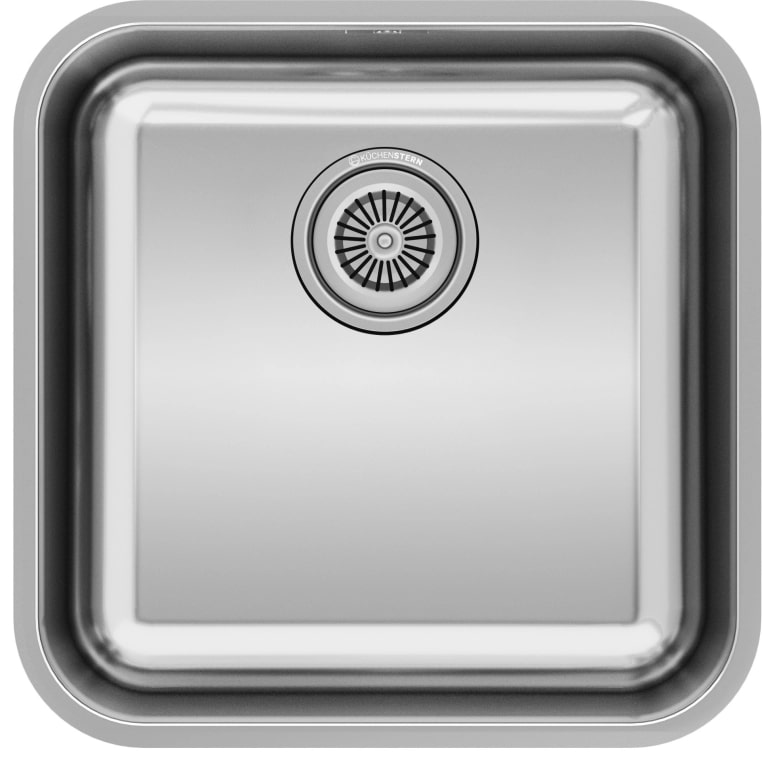 Изображение Мойка кухонная Kuchenstern RUND 45 AISI 304/R65 650SS60 44,5х44,5 см