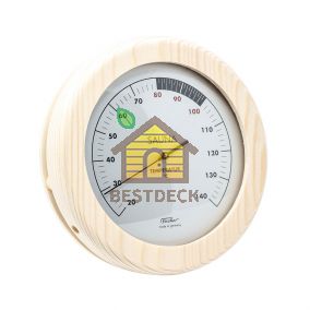 Термометр для сауны Fischer в деревянном корпусе