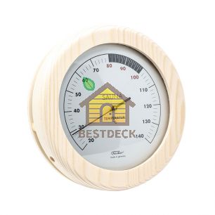 Термометр для сауны Fischer в деревянном корпусе