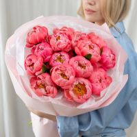 Пионы Корал от 5 шт