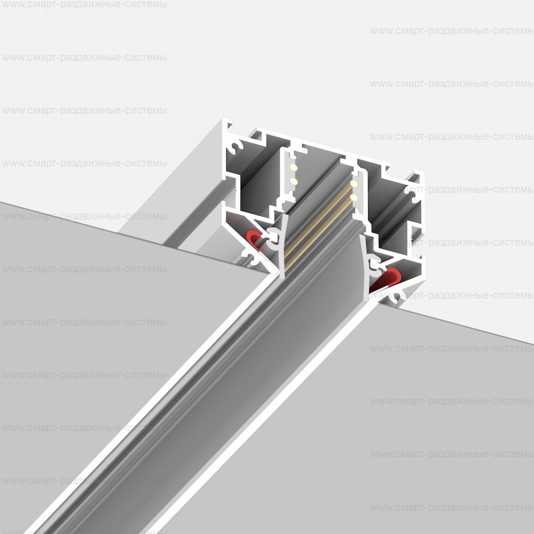 Магнитный шинопровод SKYLINE 48 под натяжной потолок ST039