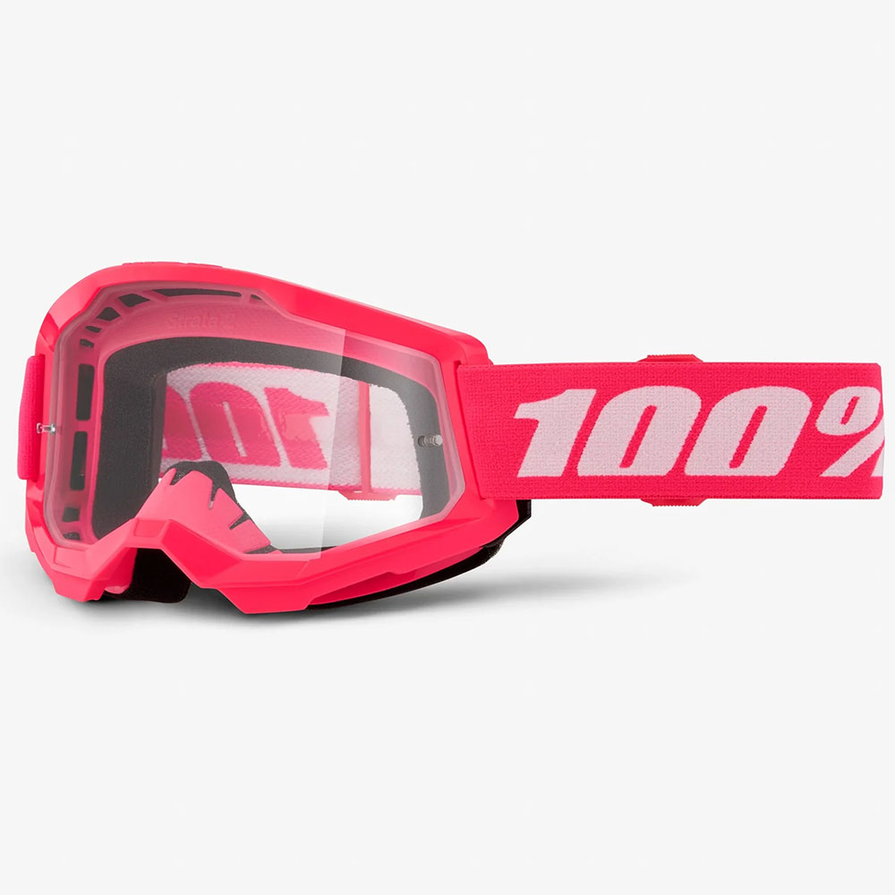100% Strata 2 Pink (2025) очки для мотокросса
